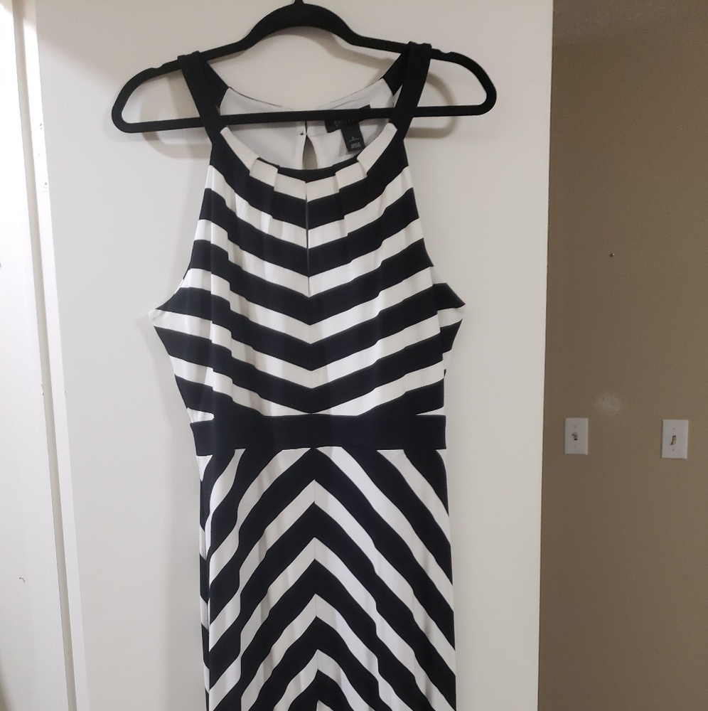 White House Black Market Chevron Stripe Maxi